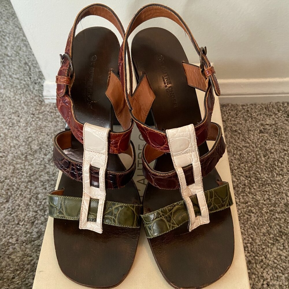 Heeled sandals